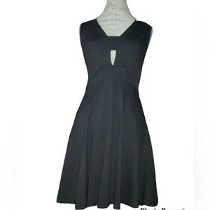 Women’s Little Black Sleeveless Knee Length Zippered Back Dress~Size Large